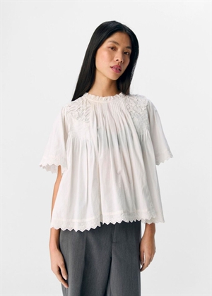 Lenia ss bluse Cloud Dancer Object 